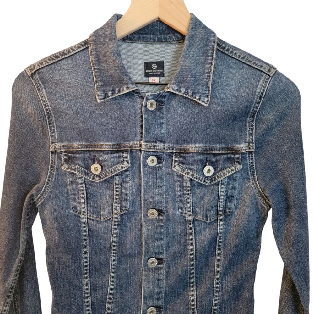 Adriano Goldschmied AG The Robyn Slim Jean Denim Jacket‎ Small